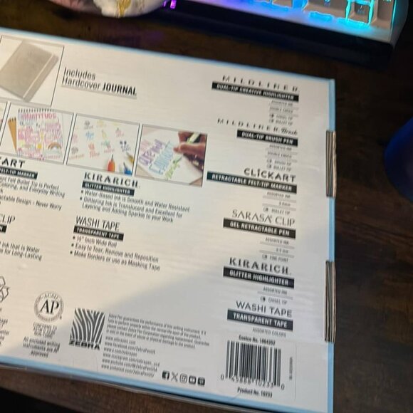 Zebra Journaling Gift Set - 33CT Mildliner, Clickart, sarasa clip, kirarich NEW - Picture 3 of 3